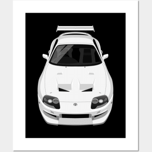 Supra GT MK3 3rd gen 1JZ Body Kit - White Posters and Art